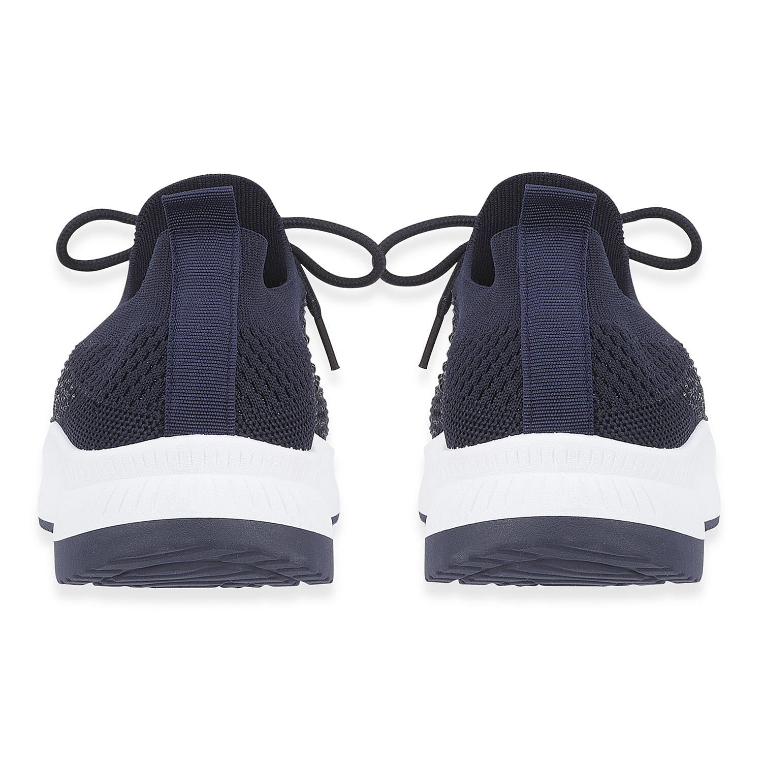 Calypso Light Weight Lace Up Trainer With Diamante Detailing (Size 5) - Navy V32512621 2