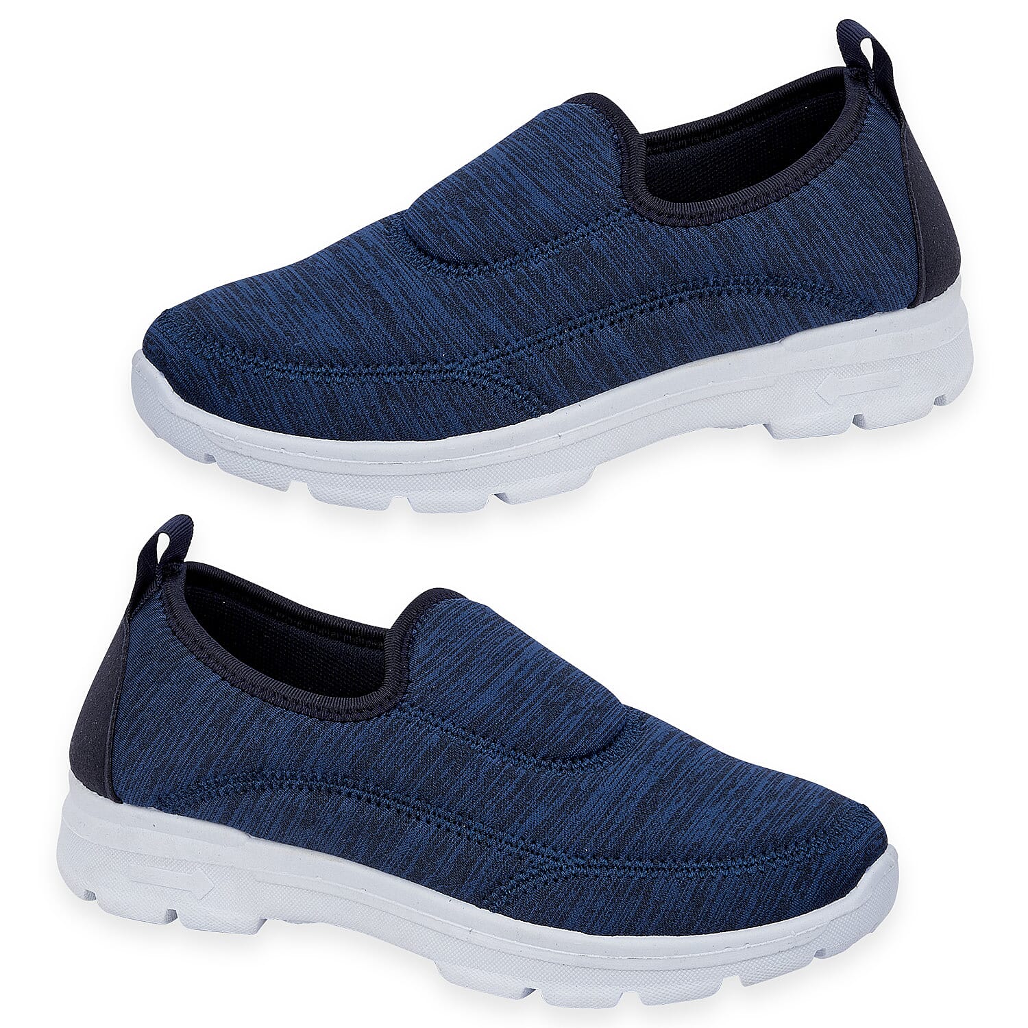 Ladies Georgia Lightweight Slip-On Trainers (Size 6) - Navy 8419540 0