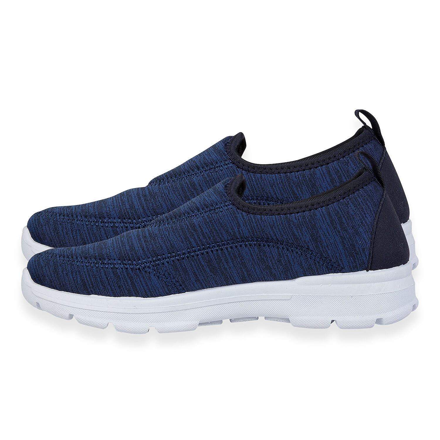 Ladies Georgia Lightweight Slip-On Trainers (Size 6) - Navy 8419540 1