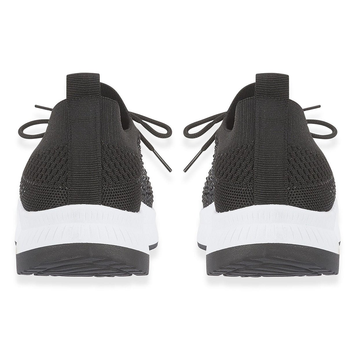 Calypso Light Weight Lace Up Trainer With Diamante Detailing (Size 7) - Black V32489140 2