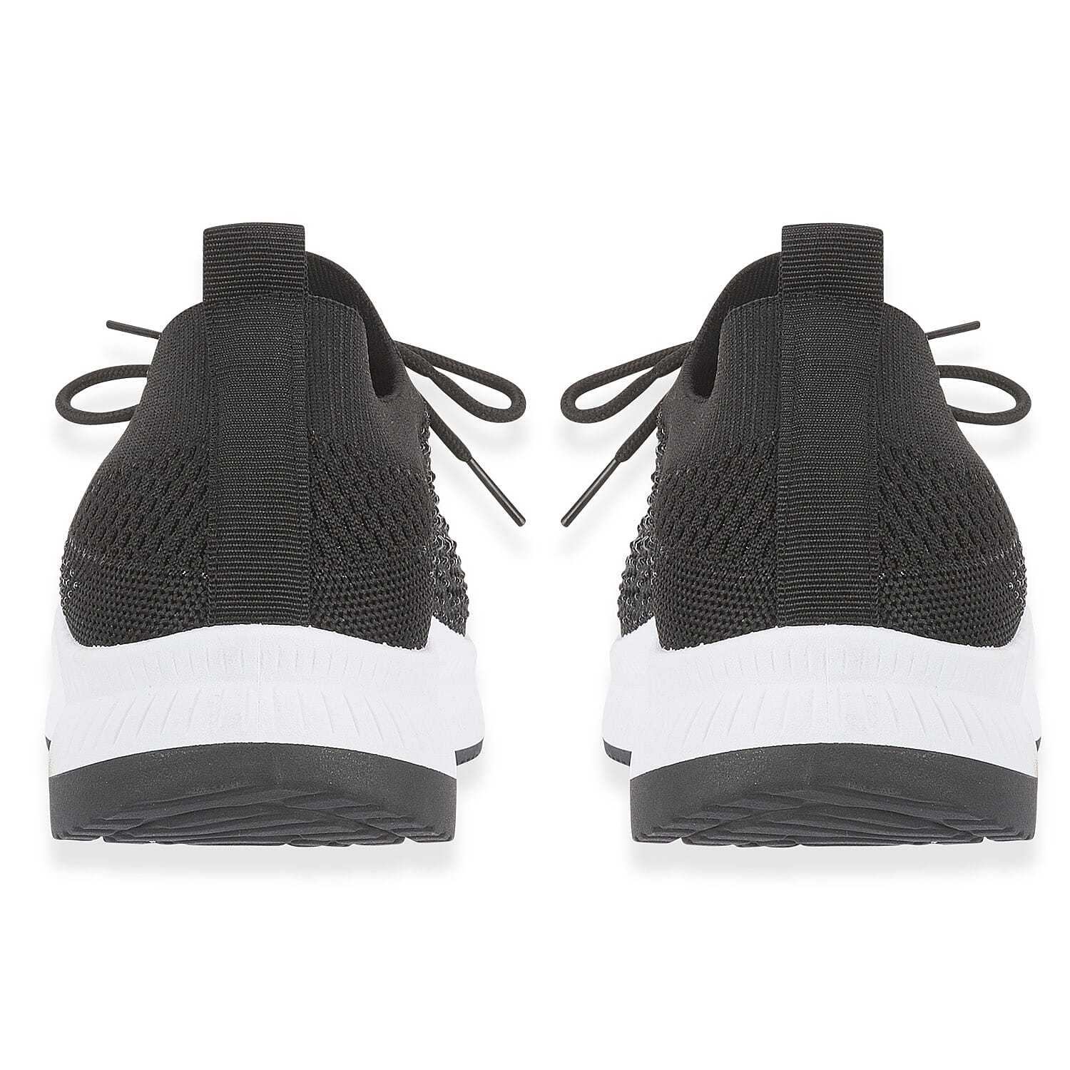 Calypso Light Weight Lace Up Trainer With Diamante Detailing (Size 7) - Black V32489140 2
