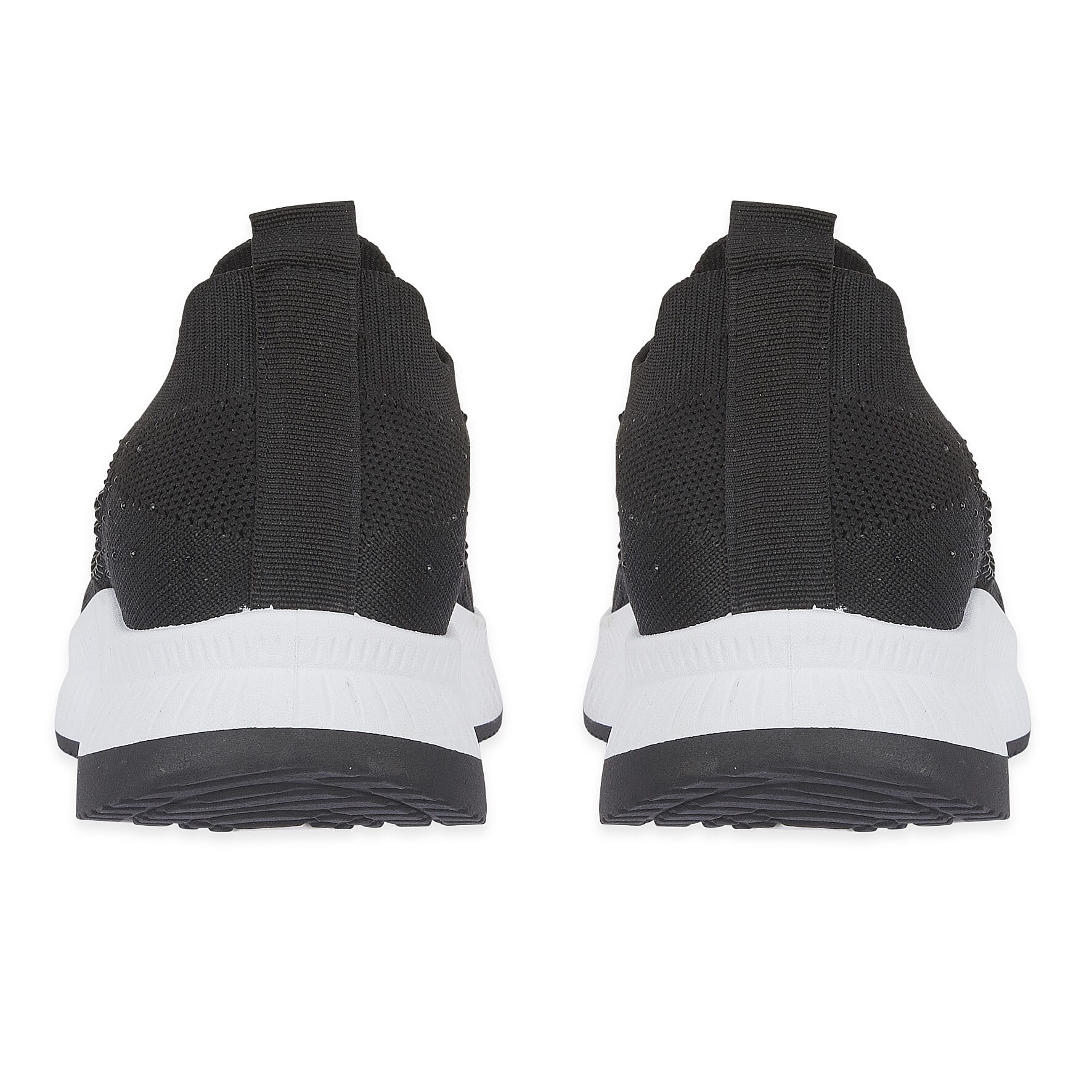 Negroni Ladies Lightweight Slip On Leisure Shoe With Decorative Diamantes (Size 7) - Black V32516437 2