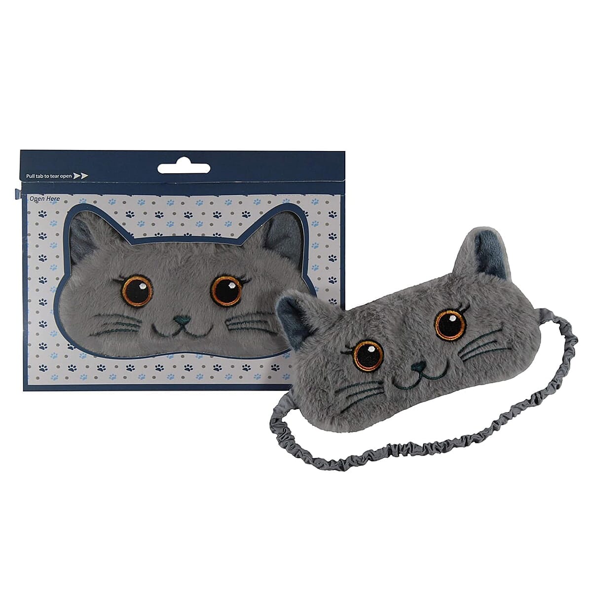 Set of 4 Animal Eye Masks - Golden Labrador, Kitty, Cat &amp; Pink Bunny 8241224 3