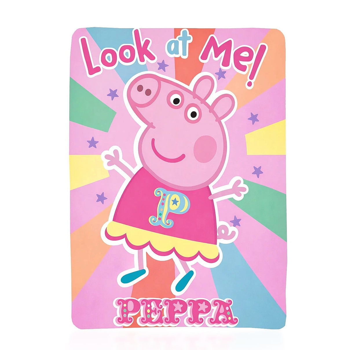 Look at Me Peppa Kids Throw - Multi Colour 8570581 0