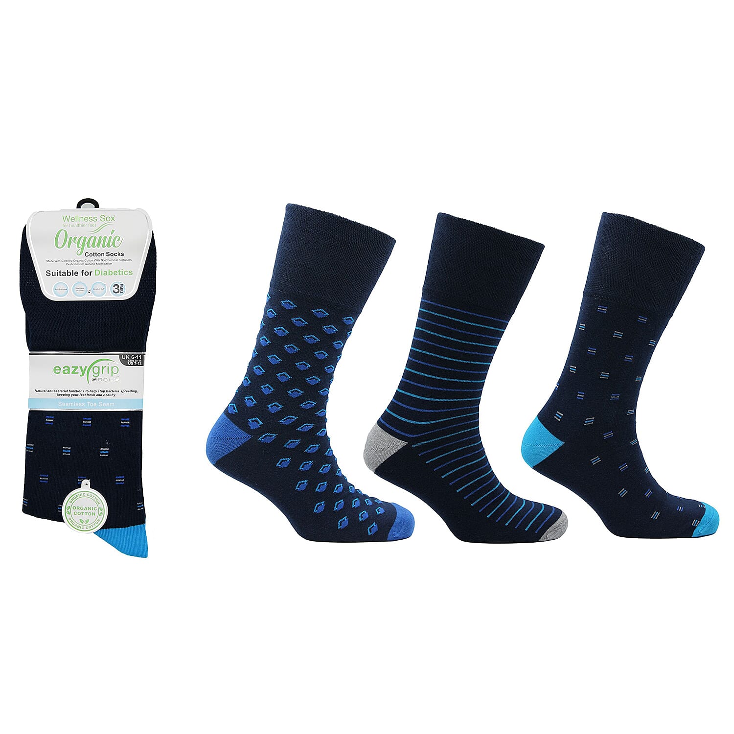 TJC Special Socks (Size - One Size) - Blue 8447754 0