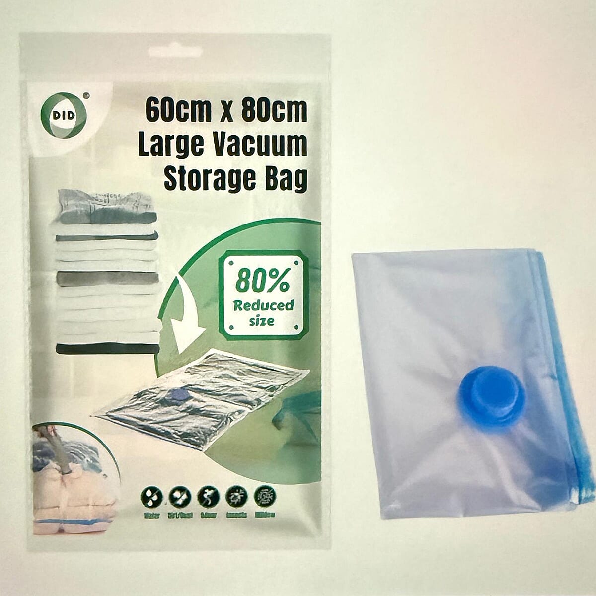 Large Vacuum Storage Bag (80 x 60 cm) - White 8477485 0