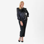 Best Seller Marina Kaneva Bow Tie Top (Size 22) - Black