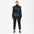 Best Seller Marina Kaneva Bow Tie Top (Size 22) - Black