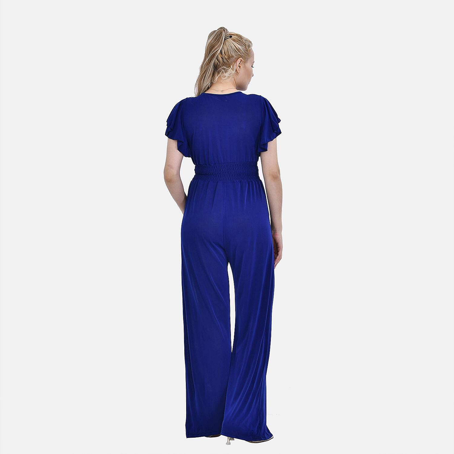 Tamsy Smocked Waist Stretch Jersey Jumpsuit 7690306 1