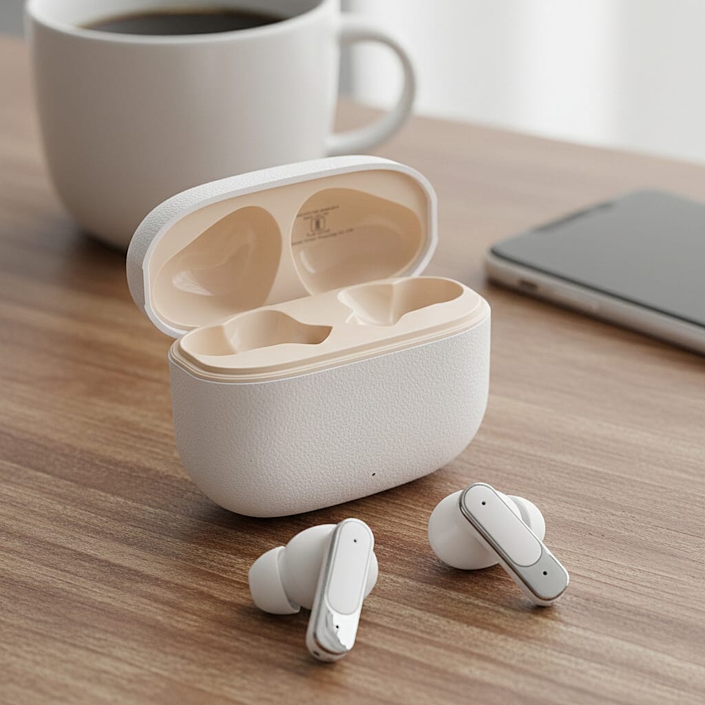 TWS True Wireless Earbuds - 150mAh Charging Case &amp; 3-4 Hour Playtime - White 8351149 7