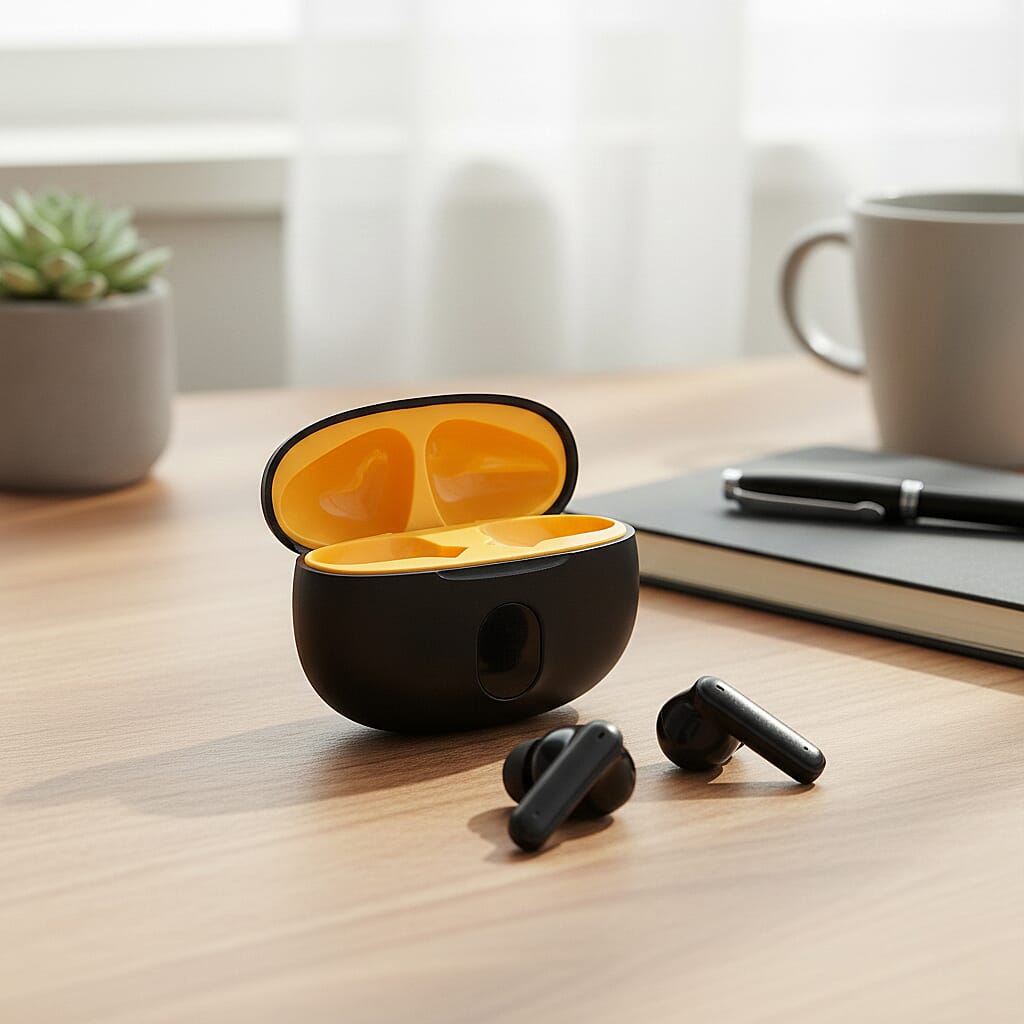 TWS True Wireless Earbuds - 200mAh Charging Case &amp; 3-4 Hour Playtime - Black 8350779 2