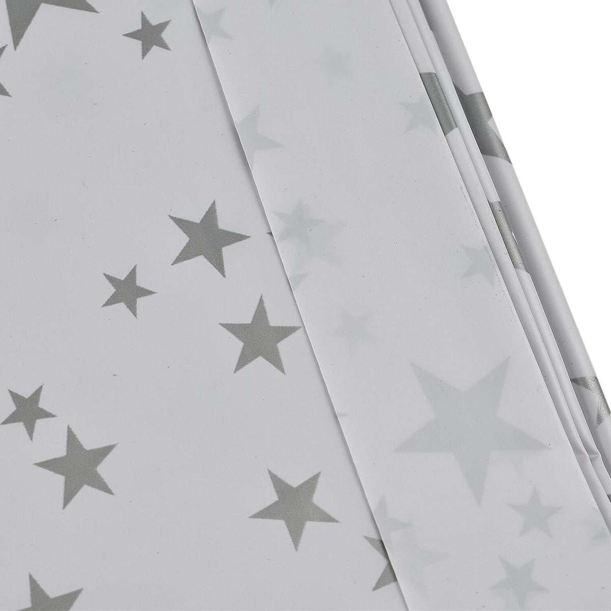 Water Resistant Star Wipe Clean Table Cloth (Size 178x132 Cm) - Silver 7552971 3