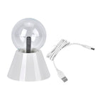 Magical Electrostatic Ball Table Lamp (Battery 4 AAA (Not Inc.) - White
