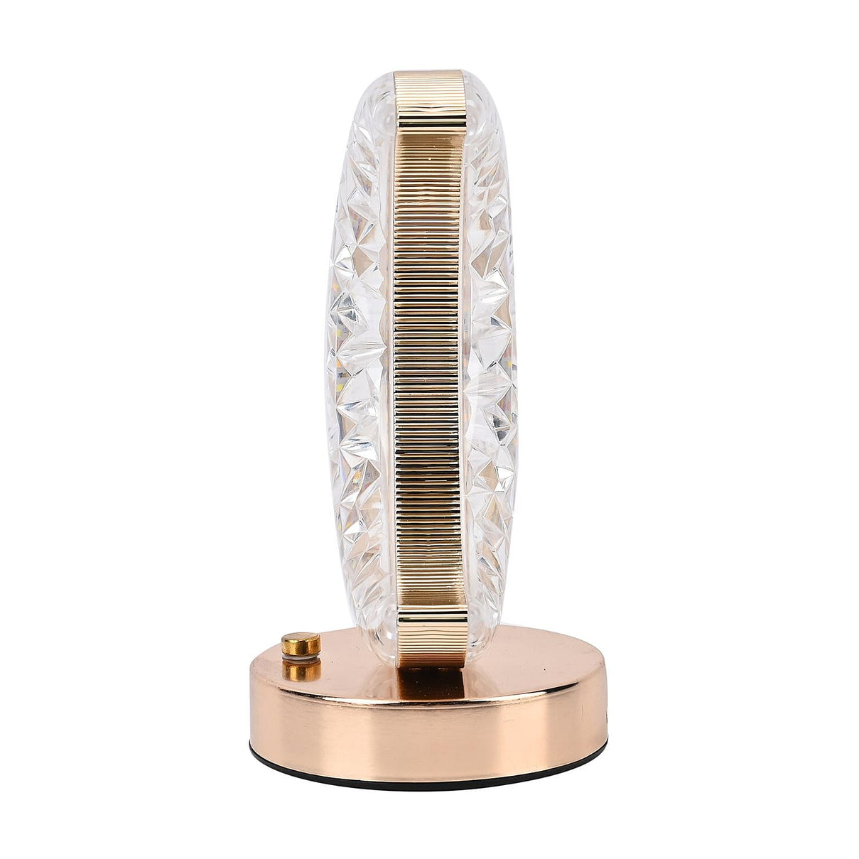 Touch Moon - Shaped Crystal Table Lamp - Gold 7645449 6