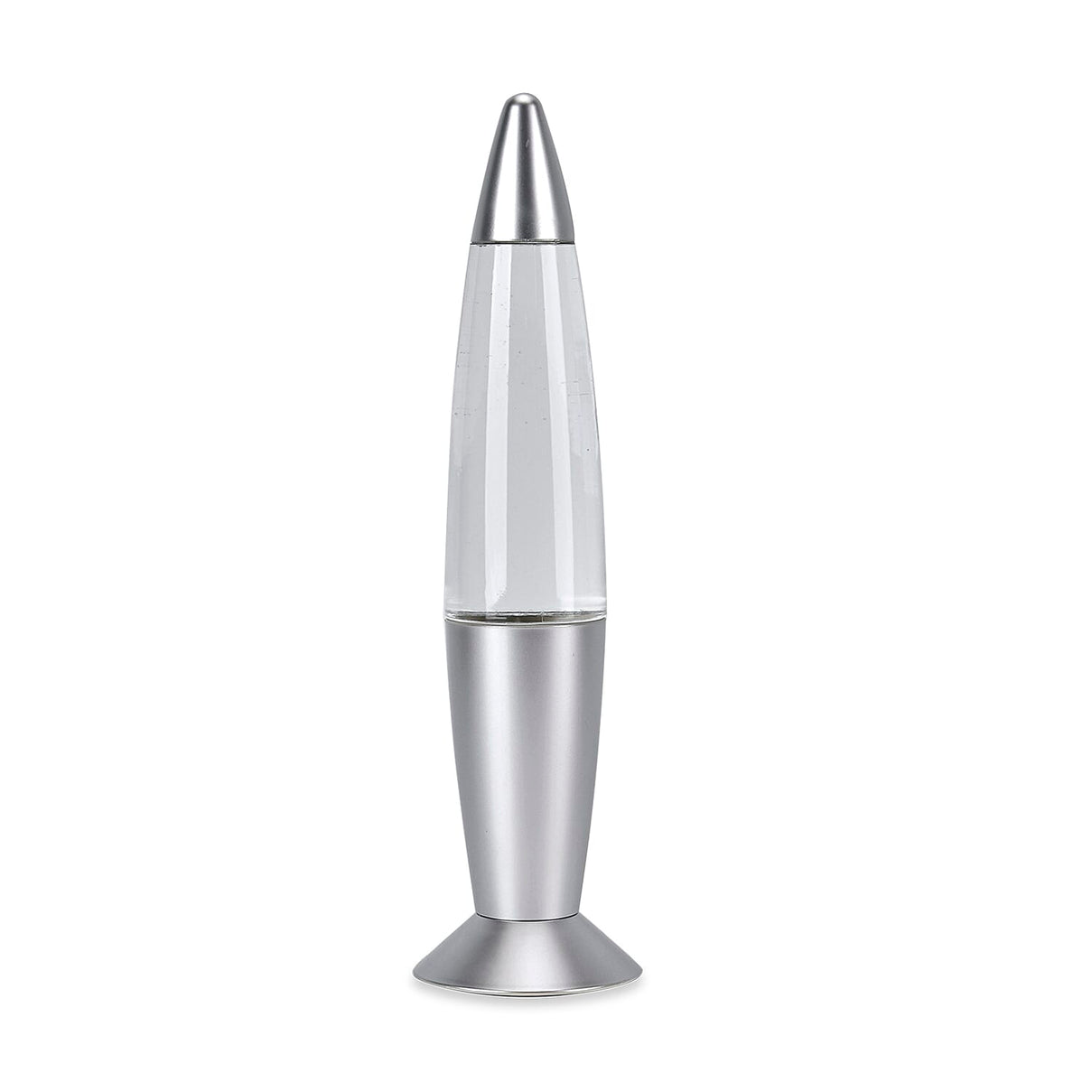 LED TORNADO Colour Changing Table Lamp (3 AAA Battery, Not Incl) - Silver 7683646 0