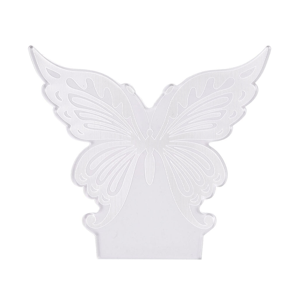 3D LED Butterfly Night Lamp With Remote Control (3xAA Battery, Not Included)