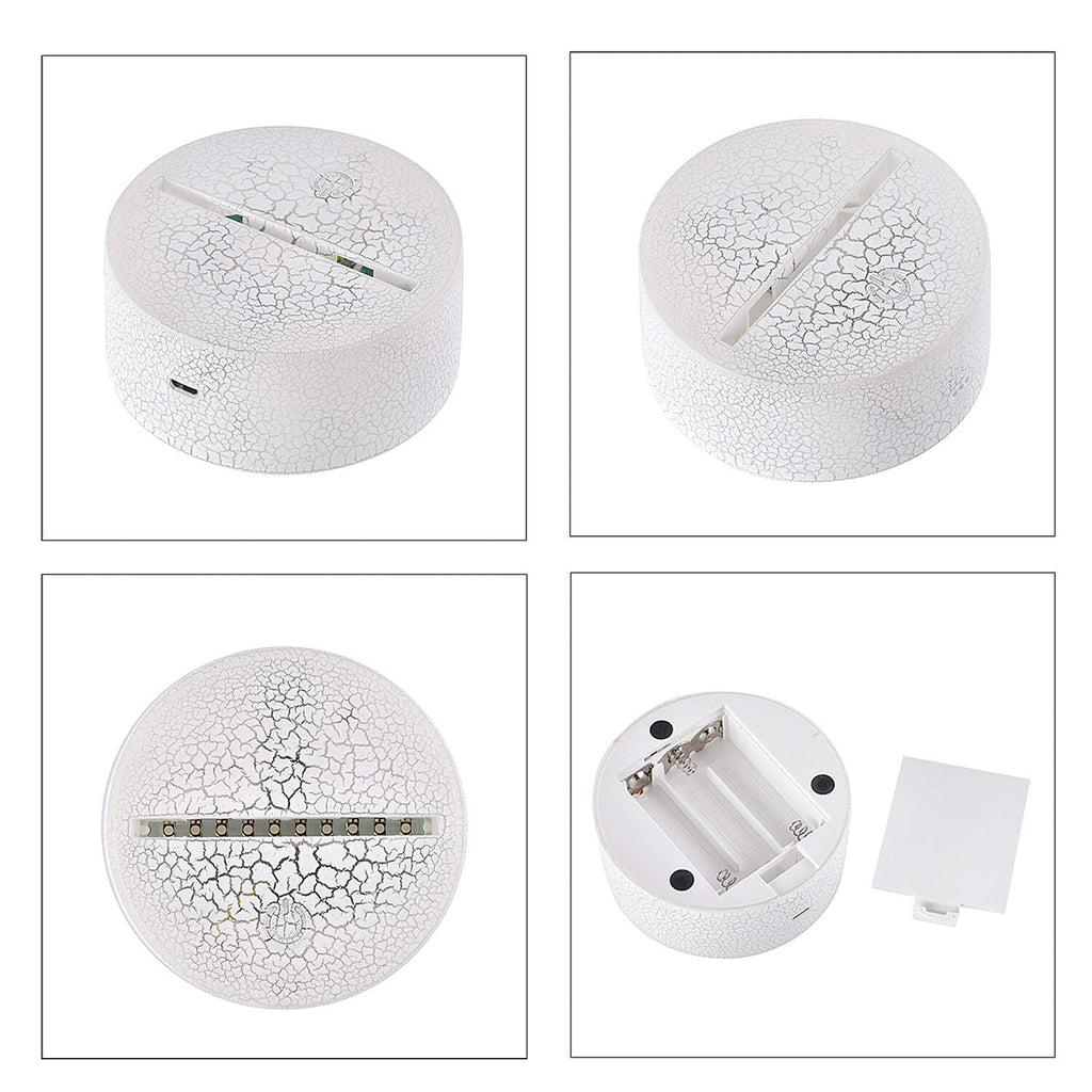 3D LED Butterfly Night Lamp With Remote Control (3xAA Battery, Not Included)