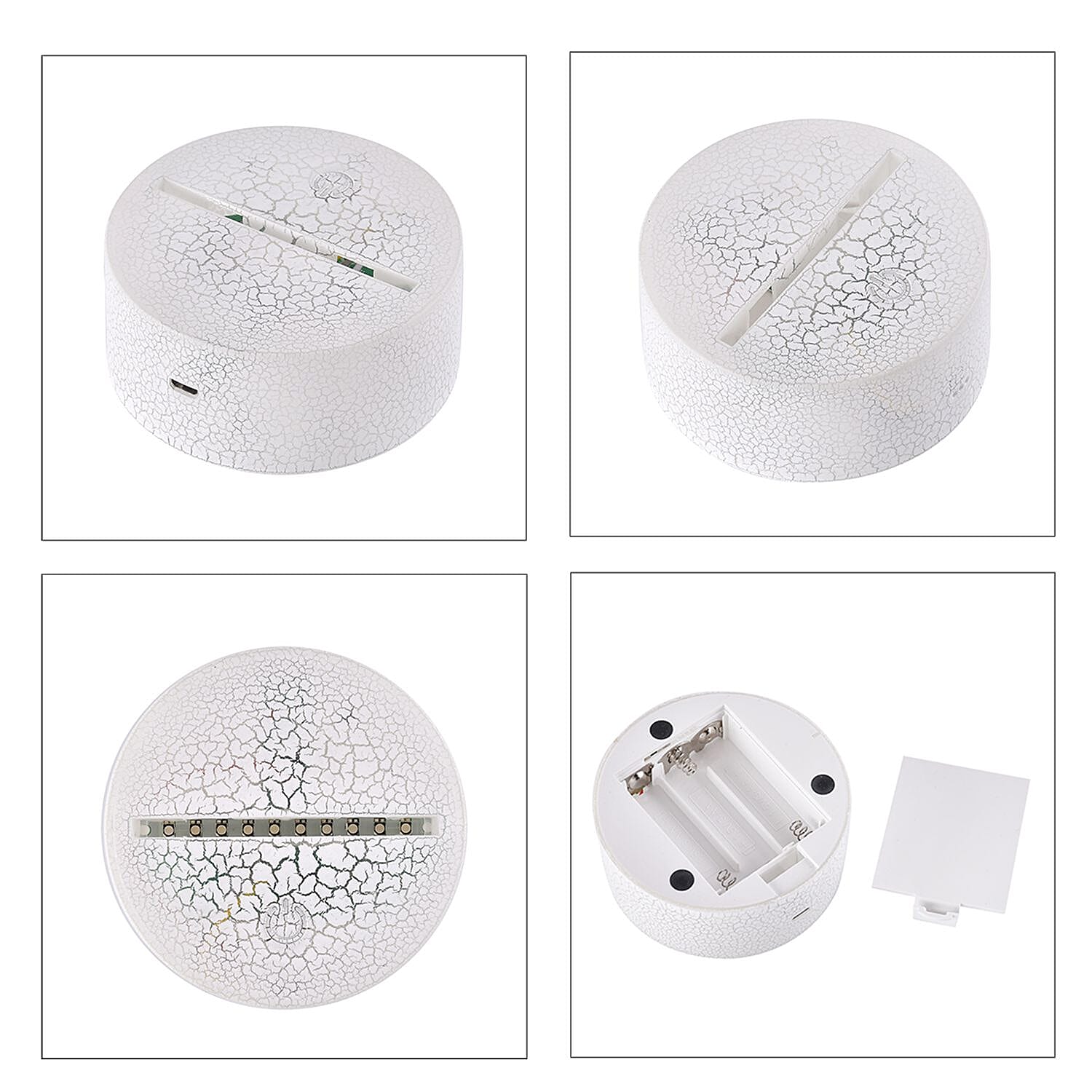 3D LED Butterfly Night Lamp With Remote Control (3xAA Battery, Not Included) 7545968 5