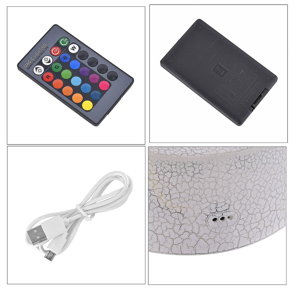 3D LED Butterfly Night Lamp With Remote Control (3xAA Battery, Not Included)