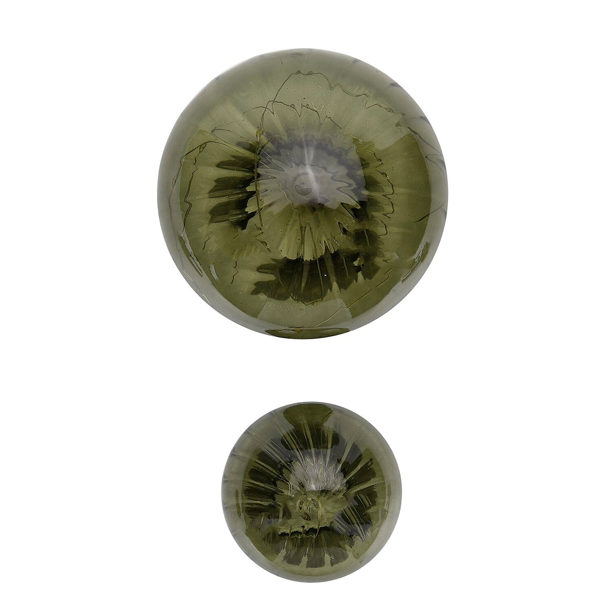 Mushroom Glass Light Table Lamp Set of 2 7793611 5