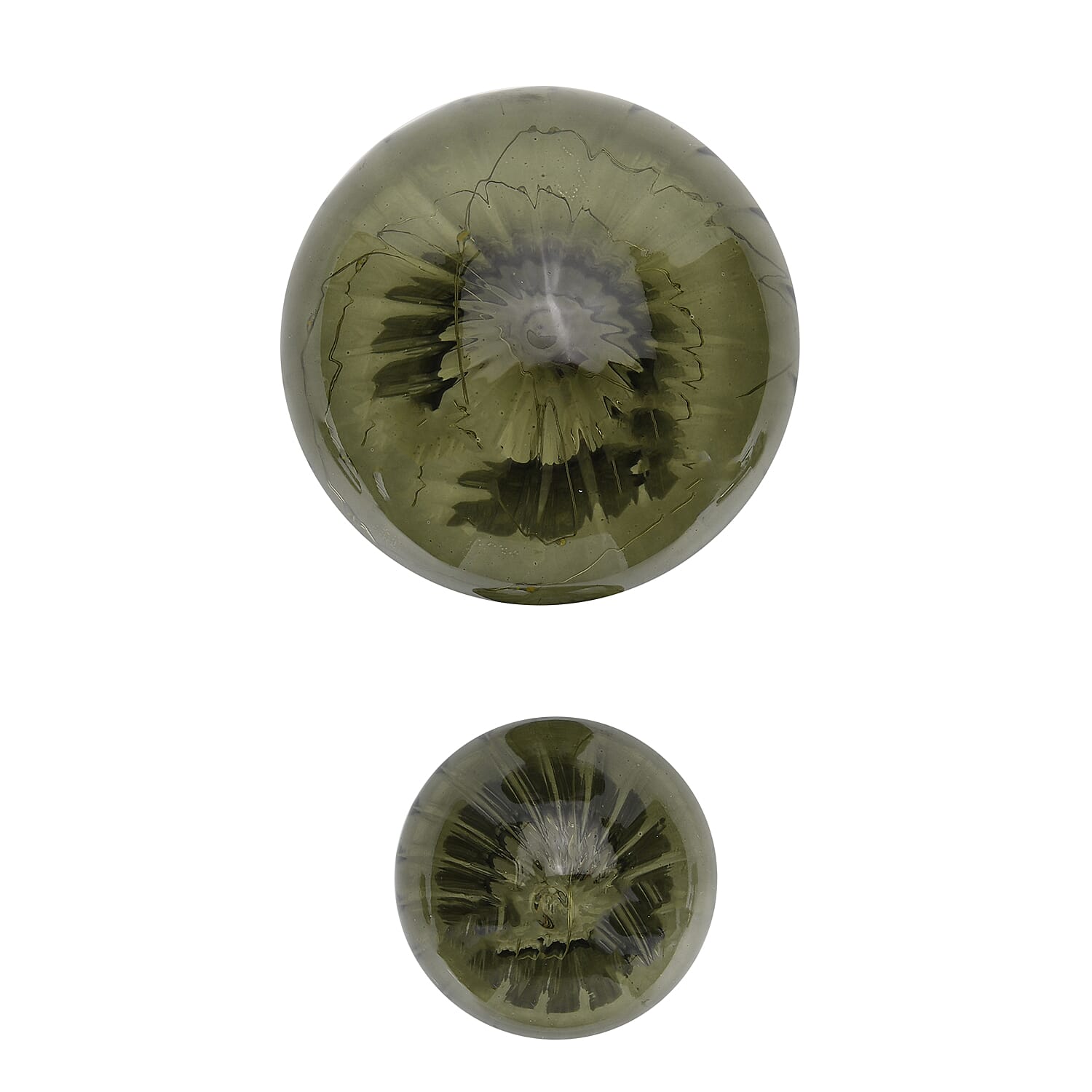 Mushroom Glass Light Table Lamp Set of 2 7793611 5