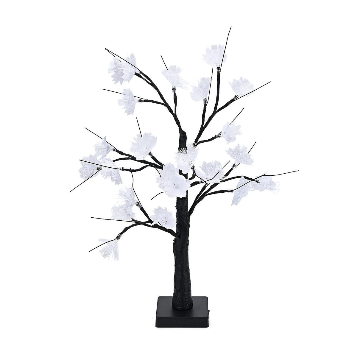 Warm Light Maple Tree with Timer - USB - White 8197350 2
