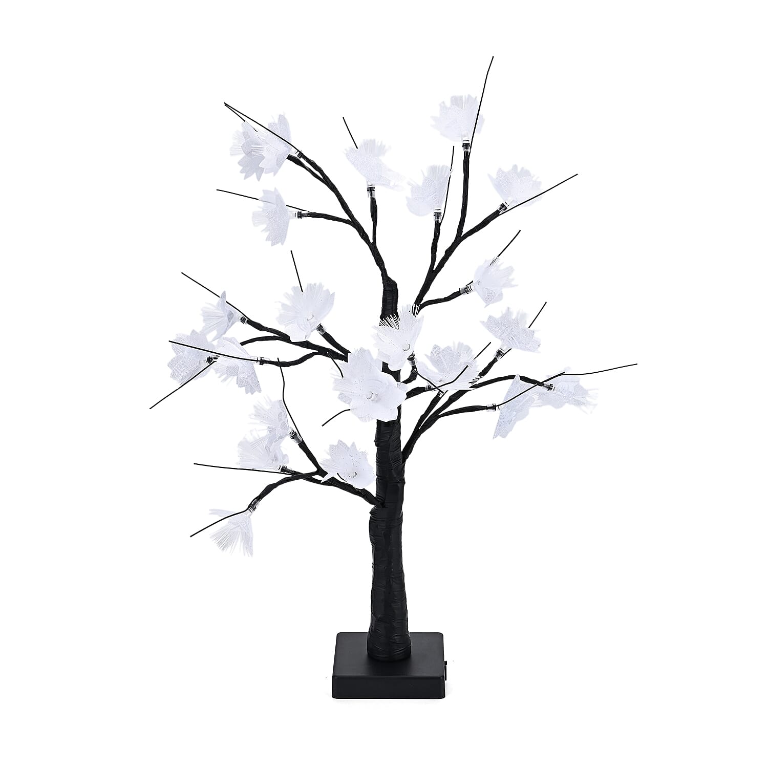 Warm Light Maple Tree with Timer - USB - White 8197350 2