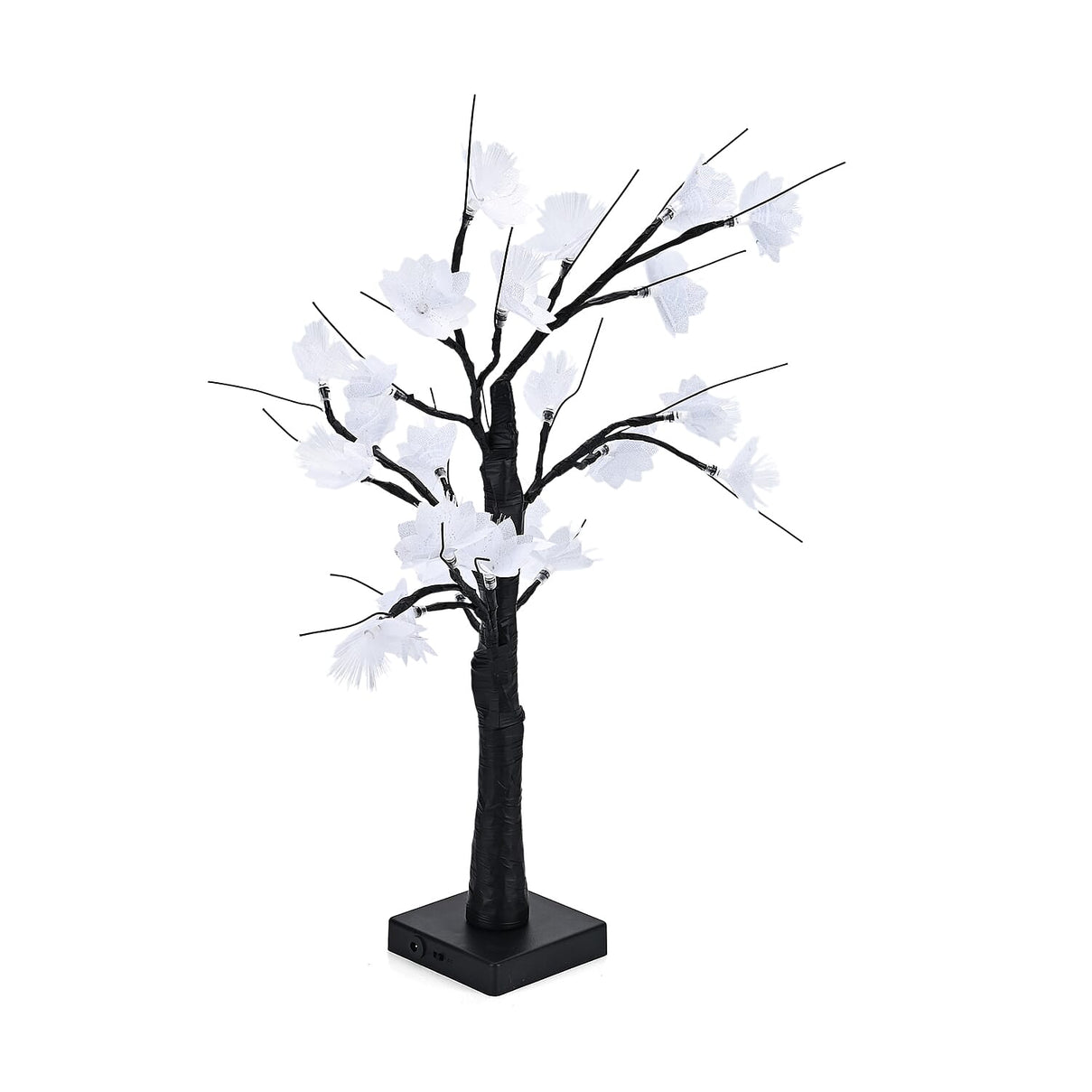 Warm Light Maple Tree with Timer - USB - White 8197350 4