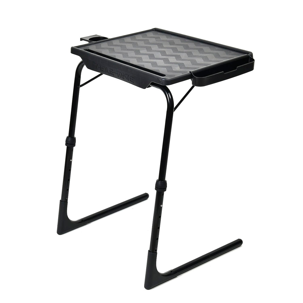 TV Tray and Cup Holder Large Folding Table - Black 7700522 1