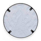 Peacock Design Round Glass Garden Table with Solar Powered LED (35.5 x 35.5 x 52.5 cm) - Multi Colour