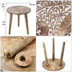 Table (Size - One Size) - Natural & Grey