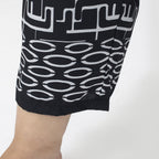 Cropped Palazzo (Size L,14 to 16) - Black & White