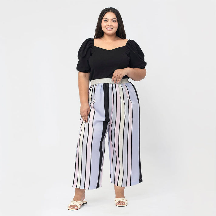 TAMSY Wide Leg Palazzo With Elasticated Waist 7551491 1