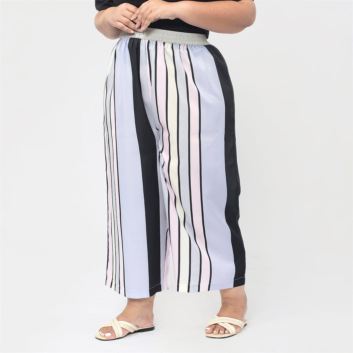 TAMSY Wide Leg Palazzo With Elasticated Waist 7551491 4