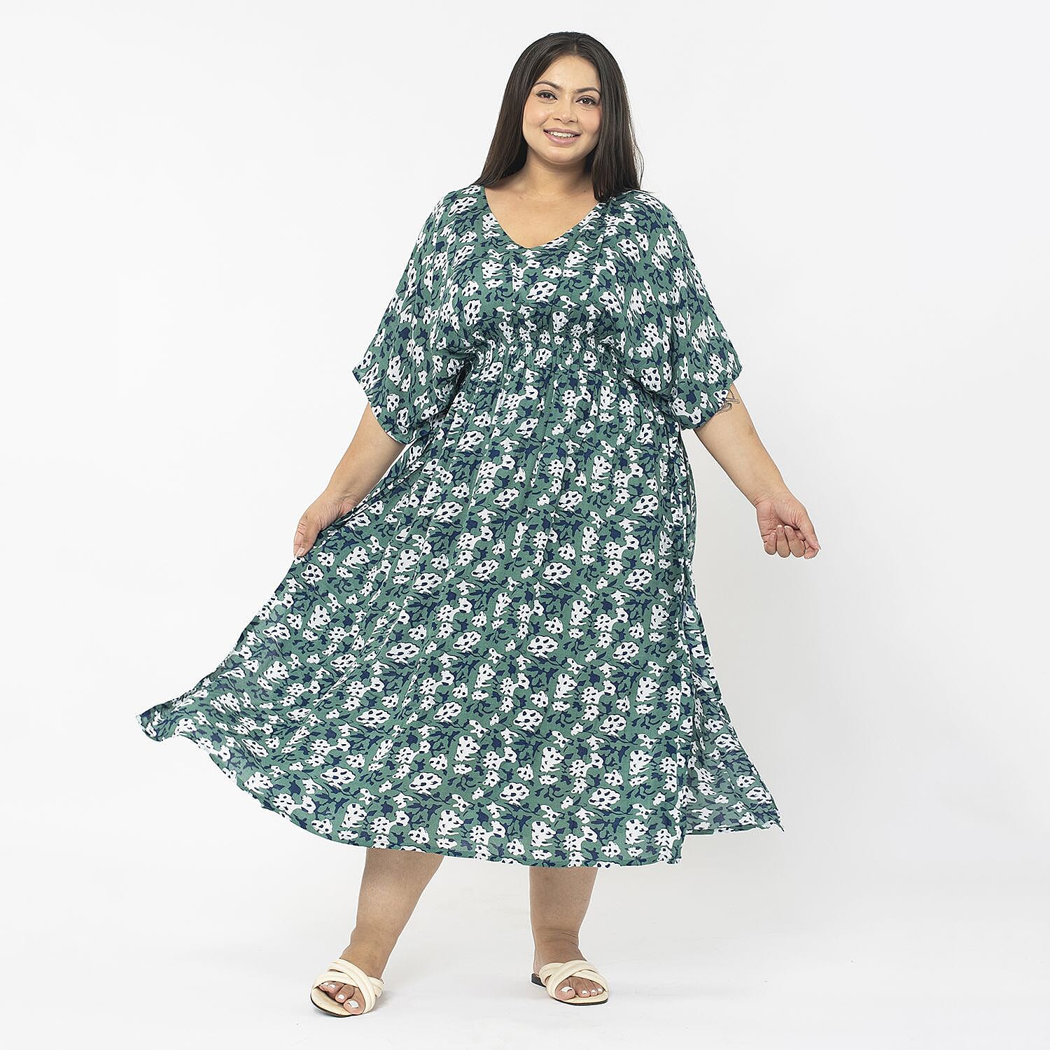 TAMSY Printed Midi Kaftan Dress 7427004 0