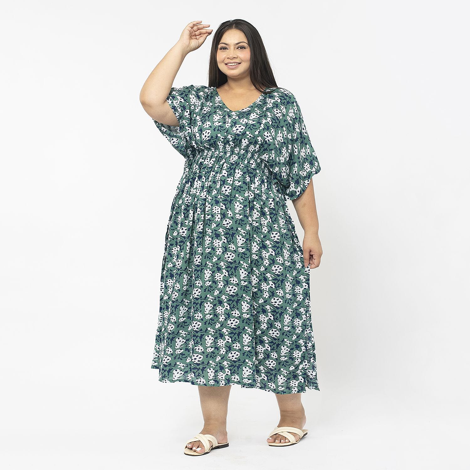 TAMSY Printed Midi Kaftan Dress 7427004 3