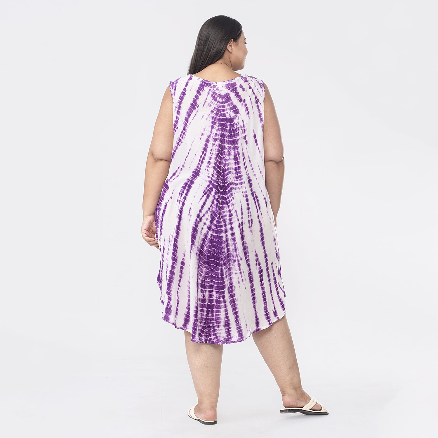 TAMSY Tie Dye Dress  - Purple 7363780 2