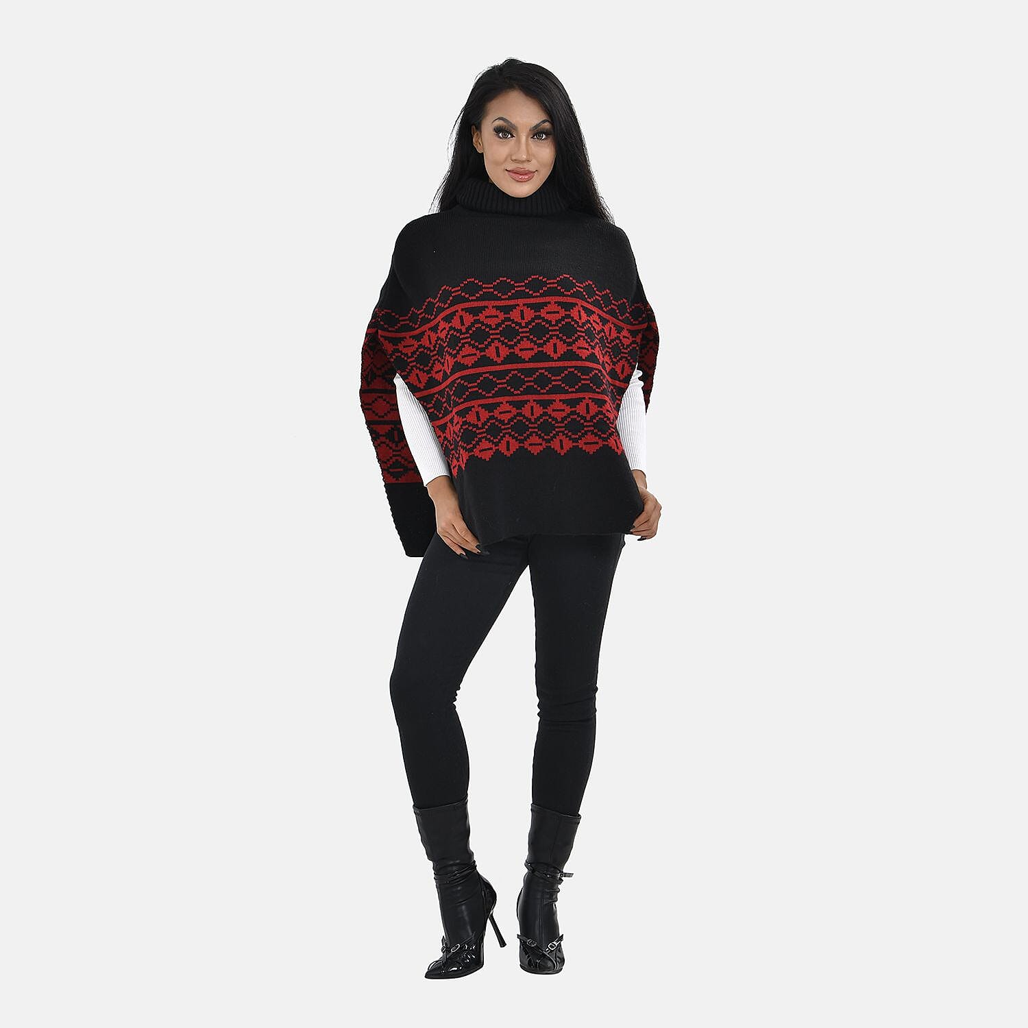 TAMSY Roll Neck Sleeveless Jumper 7539454 0