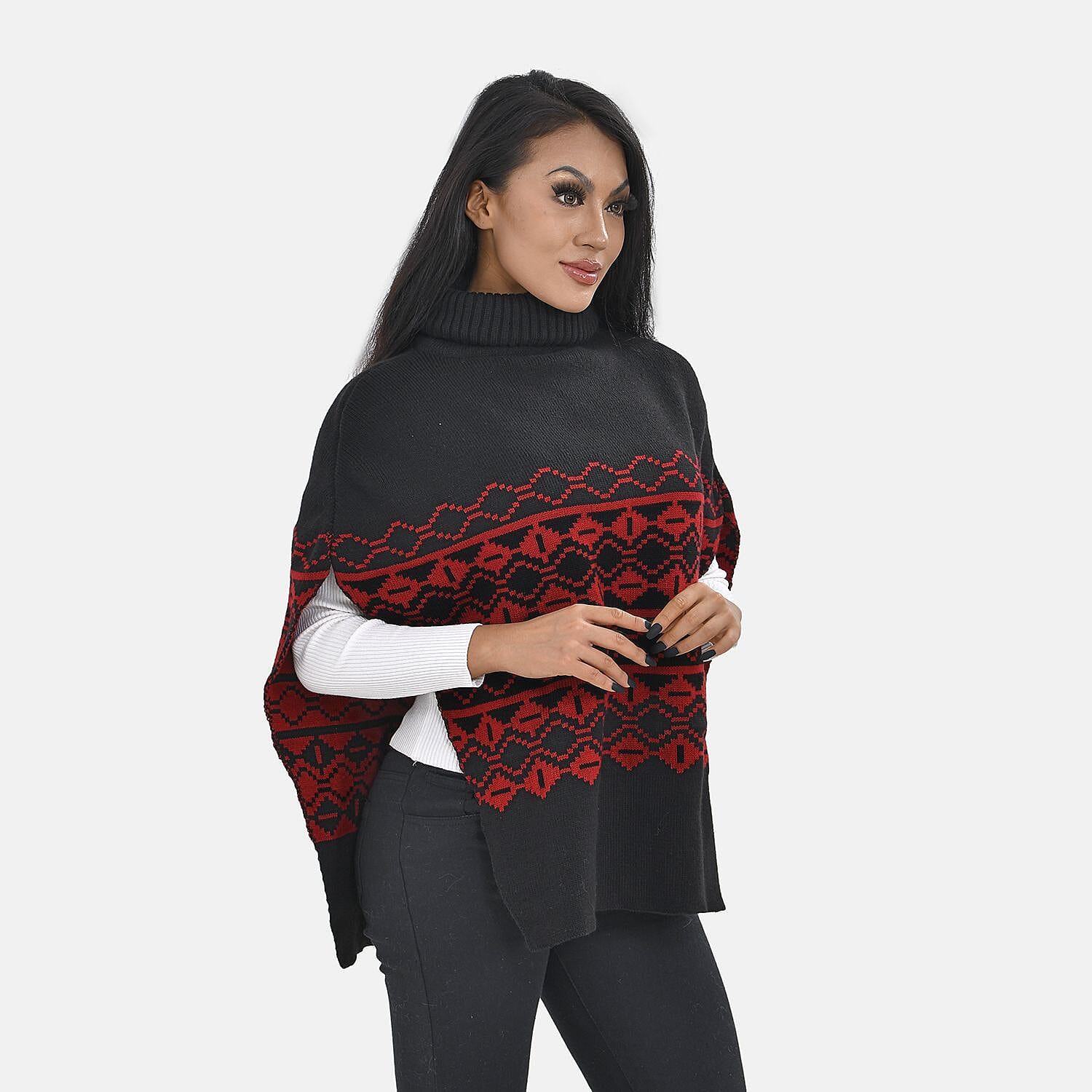 TAMSY Roll Neck Sleeveless Jumper 7539454 2