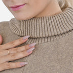 Tamsy Roll Neck Jumper (Size 8-18) - Beige