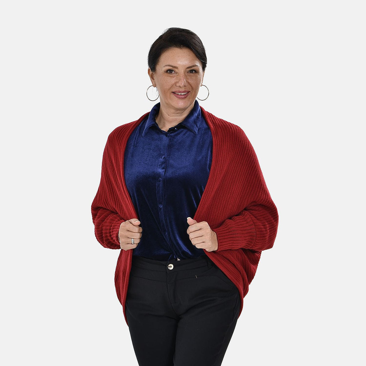 TAMSY Batwing Sleeve Cradigan 7532383 3