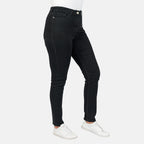 TAMSY - Angelina Relaxed Skinny Stretch Jean (Size 16) - Black