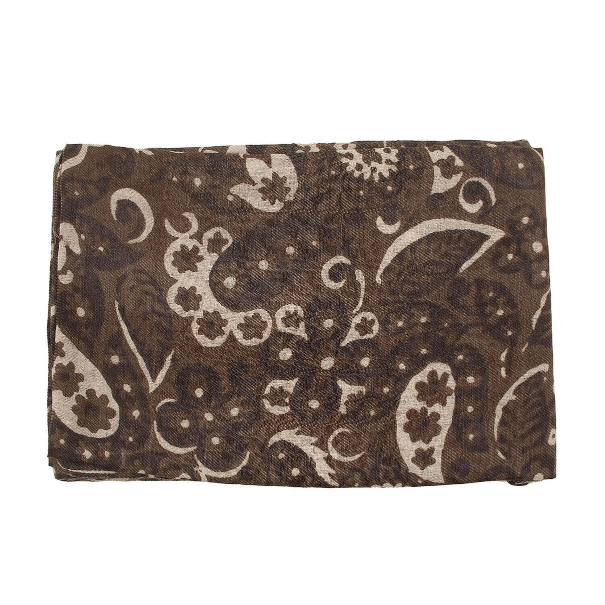 TAMSY Cotton Printed Scarf  - Dark Brown 7315448 2