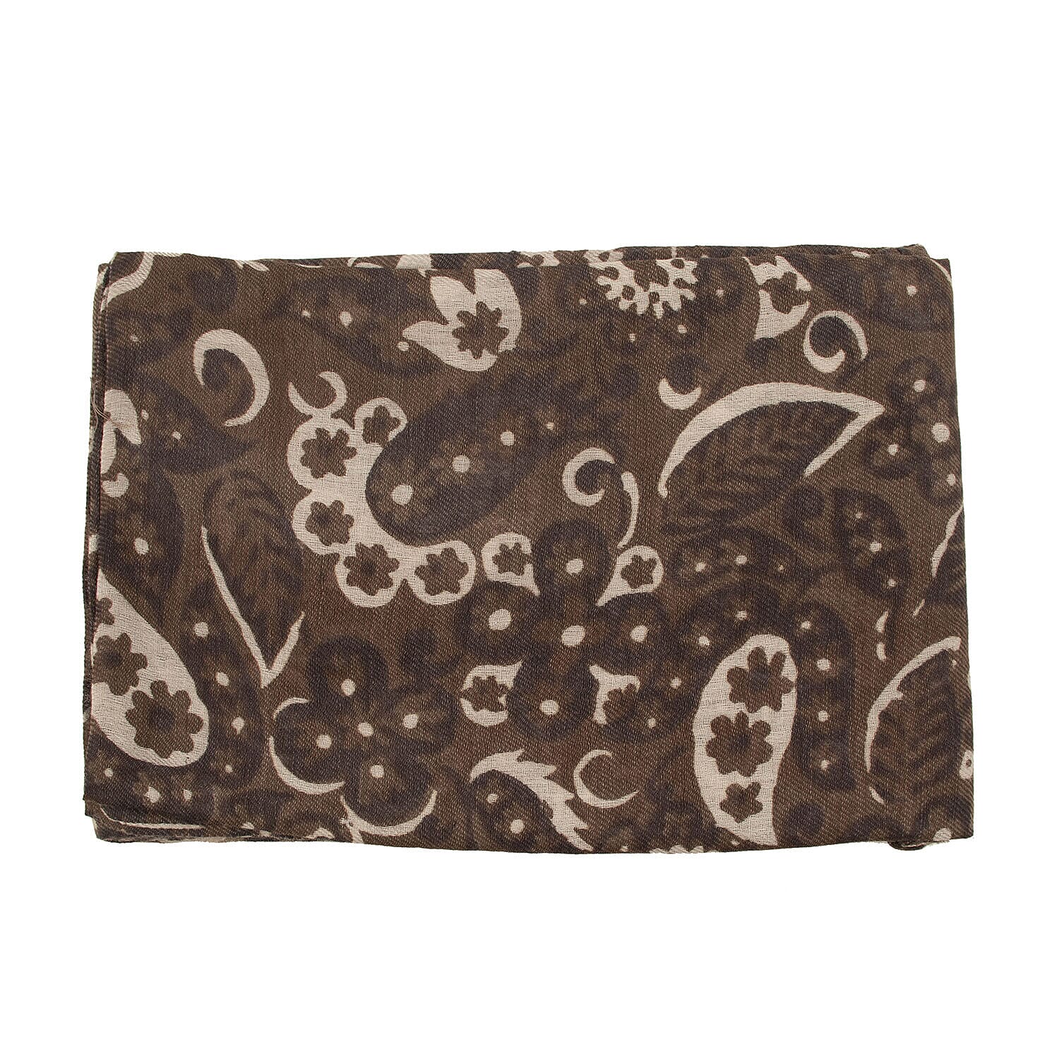 TAMSY Cotton Printed Scarf  - Dark Brown 7315448 2