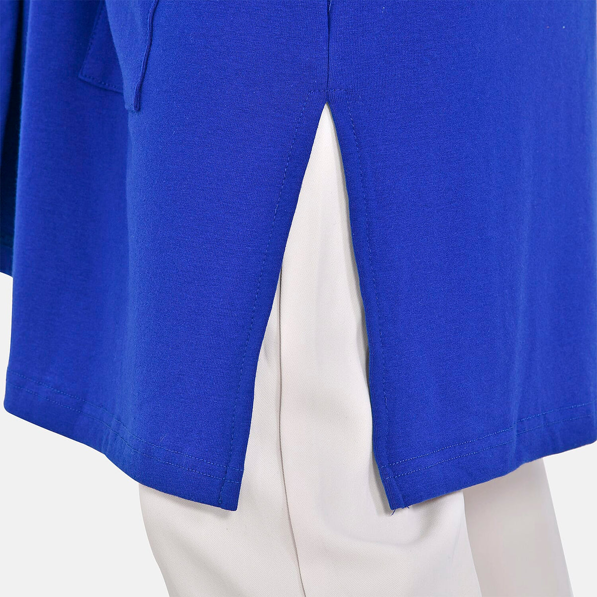 Tamsy Cotton Blend Jersey Cardigan (One Size, 8-20) - Cobalt 7724308 6