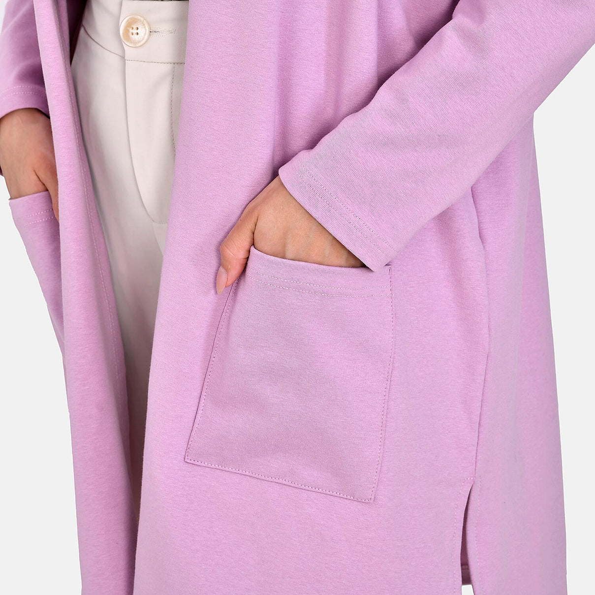 TAMSY Solid Cotton Cardigan 7724264 5