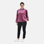 First Time Launch - Classic Purple Velour Shirt (Size XL, 20 - 22)