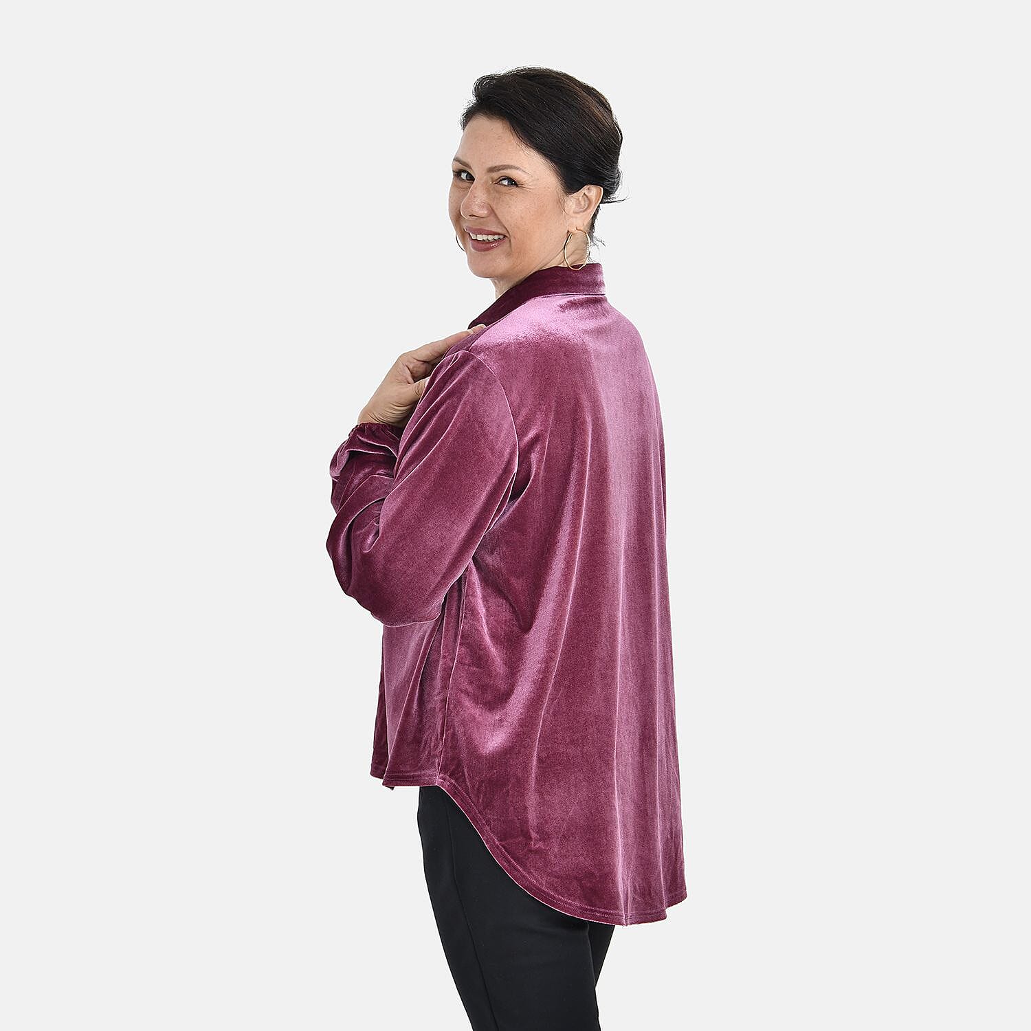 Tamsy Velvet Shirt 7567195 2