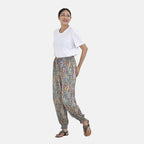 Tamsy Paisley Print Strechable Jersey (One Size,8-16) - Multi