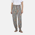 Tamsy Paisley Print Strechable Jersey (One Size,8-16) - Multi